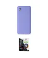 ieg™ Galaxy A01 Core Kılıf Kozmos Yansıma Özel Seri - Şeffaf Temperli Cam Ekran Koruyucu
