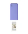 ieg™ Galaxy A01 Core Kılıf Kozmos Yansıma Özel Seri - Siyah Mat Seramik Nano Ekran Koruyucu