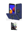 ieg™ Galaxy A01 Core Kılıf Odak Form Prime - Şeffaf Temperli Cam Ekran Koruyucu