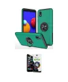 ieg™ Galaxy A01 Core Kılıf Odak Form Prime - Şeffaf Temperli Cam Ekran Koruyucu