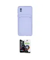 ieg™ Galaxy A01 Core Kılıf Vadi Çizgi Prime - Şeffaf Temperli Cam Ekran Koruyucu