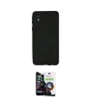 ieg™ Galaxy A01 Core Kılıf Vadi Çizgi Prime - Şeffaf Temperli Cam Ekran Koruyucu