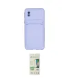 ieg™ Galaxy A01 Core Kılıf Vadi Çizgi Prime - Siyah 20D Premium Cam Ekran Koruyucu