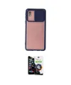 ieg™ Galaxy A01 Core Kılıf Vadi Çizgi - Şeffaf Temperli Cam Ekran Koruyucu