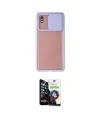 ieg™ Galaxy A01 Core Kılıf Vadi Çizgi - Şeffaf Temperli Cam Ekran Koruyucu