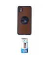 ieg™ Galaxy A01 Core Kılıf Yörünge Çizgi - Siyah 5D Eko Cam Ekran Koruyucu