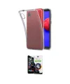 ieg™ Galaxy A01 Core Kılıf Zirve Doku - Şeffaf Temperli Cam Ekran Koruyucu