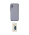 ieg™ Galaxy A02 Kılıf Ahenk Çizgi Serisi - Siyah 6D Mat Seramik Hayalet Nano Ekran Koruyucu