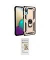 ieg™ Galaxy A02 Kılıf Ahenk Klasik Koleksiyonu - Siyah Mat Seramik Nano Ekran Koruyucu