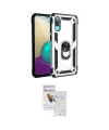 ieg™ Galaxy A02 Kılıf Ahenk Klasik Koleksiyonu - Siyah Seramik Nano Ekran Koruyucu