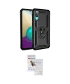 ieg™ Galaxy A02 Kılıf Ahenk Klasik Koleksiyonu - Siyah Seramik Nano Ekran Koruyucu