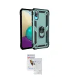 ieg™ Galaxy A02 Kılıf Ahenk Klasik Koleksiyonu - Siyah Seramik Nano Ekran Koruyucu