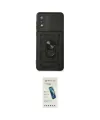 ieg™ Galaxy A02 Kılıf Ahenk Klasik - Şeffaf Pasifik Cam Ekran Koruyucu