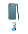 ieg™ Galaxy A02 Kılıf Atlas Asil Serisi - Siyah 5D Eko Cam Ekran Koruyucu