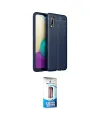 ieg™ Galaxy A02 Kılıf Doruk Klasik Özel Seri - Siyah 5D Eko Cam Ekran Koruyucu