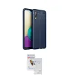 ieg™ Galaxy A02 Kılıf Doruk Klasik Özel Seri - Siyah Seramik Nano Ekran Koruyucu
