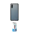 ieg™ Galaxy A02 Kılıf Nova Asil Özel Seri - Siyah 5D Eko Cam Ekran Koruyucu