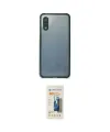 ieg™ Galaxy A02 Kılıf Nova Asil Özel Seri - Siyah 6D Mat Seramik Hayalet Nano Ekran Koruyucu