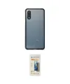 ieg™ Galaxy A02 Kılıf Nova Asil Özel Seri - Siyah 6D Mat Seramik Hayalet Nano Ekran Koruyucu
