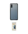 ieg™ Galaxy A02 Kılıf Nova Asil Özel Seri - Siyah 6D Mat Seramik Hayalet Nano Ekran Koruyucu