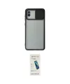 ieg™ Galaxy A02 Kılıf Vadi Çizgi - Şeffaf Pasifik Cam Ekran Koruyucu