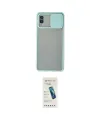 ieg™ Galaxy A02 Kılıf Vadi Çizgi - Şeffaf Pasifik Cam Ekran Koruyucu