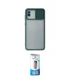 ieg™ Galaxy A02 Kılıf Vadi Çizgi - Siyah 5D Eko Cam Ekran Koruyucu