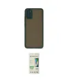 ieg™ Galaxy A02S Kılıf Ahenk Çizgi Serisi - Siyah 20D Premium Cam Ekran Koruyucu