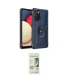 ieg™ Galaxy A02S Kılıf Ahenk Klasik Koleksiyonu - Siyah 20D Premium Cam Ekran Koruyucu