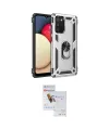 ieg™ Galaxy A02S Kılıf Ahenk Klasik Koleksiyonu - Siyah Seramik Nano Ekran Koruyucu