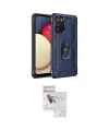 ieg™ Galaxy A02S Kılıf Ahenk Klasik Koleksiyonu - Siyah Seramik Nano Ekran Koruyucu