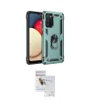ieg™ Galaxy A02S Kılıf Ahenk Klasik Koleksiyonu - Siyah Seramik Nano Ekran Koruyucu