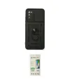 ieg™ Galaxy A02S Kılıf Ahenk Klasik - Siyah 20D Premium Cam Ekran Koruyucu