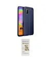 ieg™ Galaxy A02S Kılıf Doruk Klasik Özel Seri - Siyah Mat Seramik Nano Ekran Koruyucu