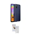 ieg™ Galaxy A02S Kılıf Doruk Klasik Özel Seri - Siyah Seramik Nano Ekran Koruyucu