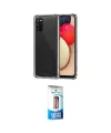ieg™ Galaxy A02S Kılıf İz Form Prime - Siyah 5D Eko Cam Ekran Koruyucu