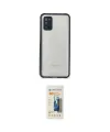 ieg™ Galaxy A02S Kılıf Nova Asil Özel Seri - Siyah 6D Mat Seramik Hayalet Nano Ekran Koruyucu