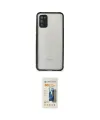 ieg™ Galaxy A02S Kılıf Nova Asil Özel Seri - Siyah 6D Mat Seramik Hayalet Nano Ekran Koruyucu