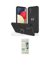 ieg™ Galaxy A02S Kılıf Odak Form Prime - Siyah 20D Premium Cam Ekran Koruyucu