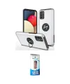 ieg™ Galaxy A02S Kılıf Odak Form Prime - Siyah 5D Eko Cam Ekran Koruyucu