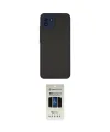 ieg™ Galaxy A03 Kılıf Ahenk Çizgi Serisi - Siyah 5D Hayalet Cam Ekran Koruyucu