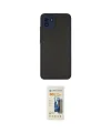 ieg™ Galaxy A03 Kılıf Ahenk Çizgi Serisi - Siyah 6D Mat Seramik Hayalet Nano Ekran Koruyucu