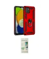 ieg™ Galaxy A03 Kılıf Ahenk Klasik Koleksiyonu - Siyah 20D Premium Cam Ekran Koruyucu