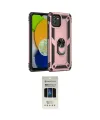 ieg™ Galaxy A03 Kılıf Ahenk Klasik Koleksiyonu - Siyah 5D Hayalet Cam Ekran Koruyucu