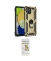 ieg™ Galaxy A03 Kılıf Ahenk Klasik Koleksiyonu - Siyah Mat Seramik Nano Ekran Koruyucu
