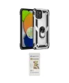 ieg™ Galaxy A03 Kılıf Ahenk Klasik Koleksiyonu - Siyah Mat Seramik Nano Ekran Koruyucu