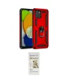 ieg™ Galaxy A03 Kılıf Ahenk Klasik Koleksiyonu - Siyah Mat Seramik Nano Ekran Koruyucu