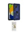 ieg™ Galaxy A03 Kılıf Ahenk Klasik Koleksiyonu - Siyah Mat Seramik Nano Ekran Koruyucu