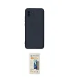 ieg™ Galaxy A03 Kılıf Ahenk Serisi - Siyah 6D Mat Seramik Hayalet Nano Ekran Koruyucu