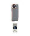 ieg™ Galaxy A03 Kılıf Eksen Doku Prime - Siyah 5D Hayalet Cam Ekran Koruyucu